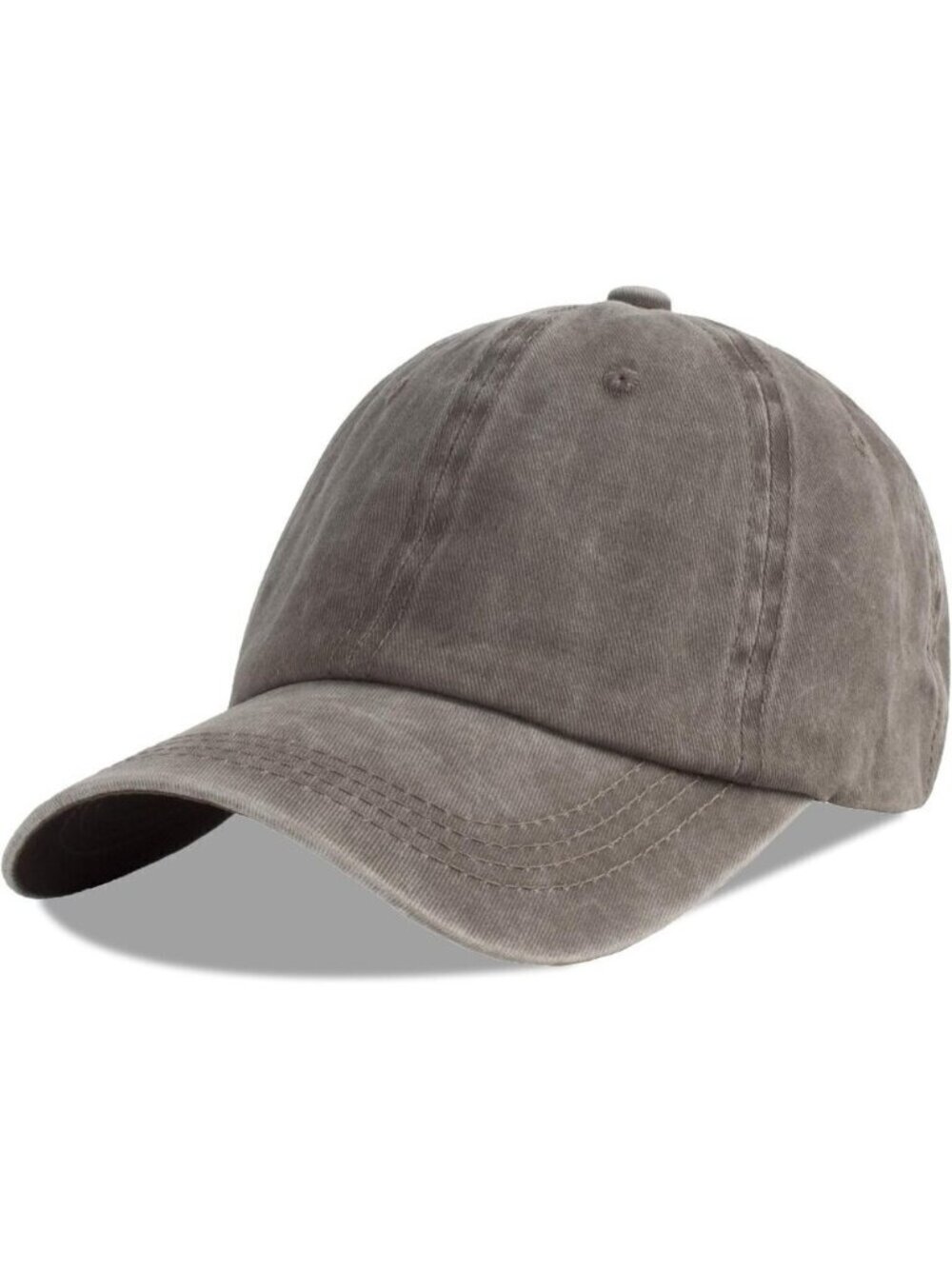 Unisex Dark Army Green Baseball Cap Cotton Fits Washed Denim Adjustable Hat